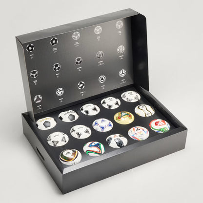 Coffret mini ballons historiques Coupe du Monde