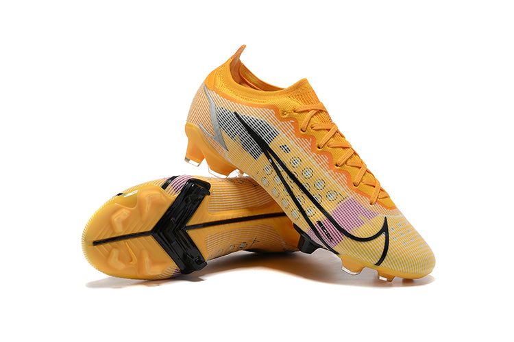 Nike Mercurial Vapor 14 Elite FG Jaune Noir